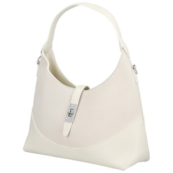 Dámská kabelka do ruky krémová - Paolo bags Grisel