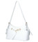 Dámská kožená kabelka přes rameno bílá - Delami Vera Pelle Slusch