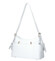 Dámská kožená kabelka přes rameno bílá - Delami Vera Pelle Slusch