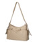 Dámská kožená kabelka přes rameno tmavě béžová - Delami Vera Pelle Slusch