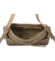 Dámská kožená kabelka přes rameno tmavě béžová - Delami Vera Pelle Slusch