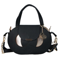 Dámska kabelka do ruky černá - Laura Biaggi Selina