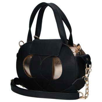 Dámska kabelka do ruky černá - Laura Biaggi Selina