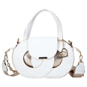 Dámska kabelka do ruky bílá - Laura Biaggi Selina