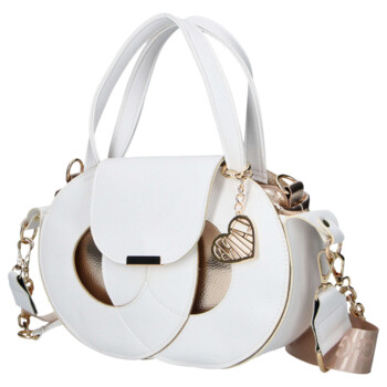 Dámska kabelka do ruky bílá - Laura Biaggi Selina