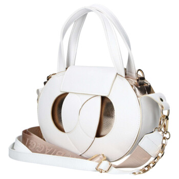 Dámska kabelka do ruky bílá - Laura Biaggi Selina