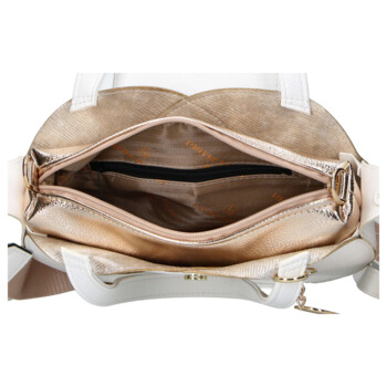 Dámska kabelka do ruky bílá - Laura Biaggi Selina