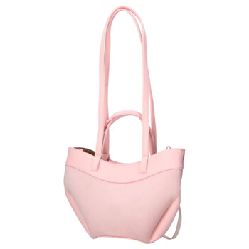 Dámská koženková kabelka přes rameno růžová - Laura Biaggi Celina