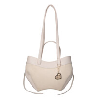 Dámská koženková kabelka přes rameno béžová - Laura Biaggi Celina