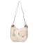 Dámská crossbody kabelka béžová - Laura Biaggi Lorena