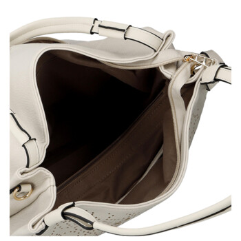 Dámská kabelka na rameno krémová - Firenze Berix