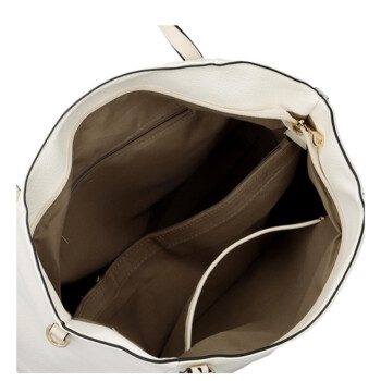 Dámská kabelka na rameno krémová - Firenze Lyna