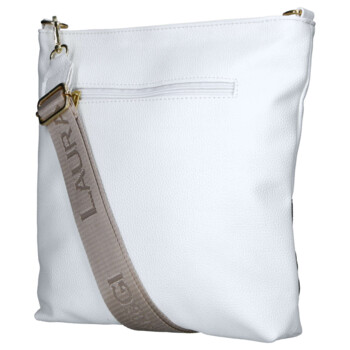 Dámská crossbody kabelka bílá - Laura Biaggi Sherica