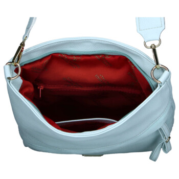 Dámská crossbody kabelka světle modrá - Laura Biaggi Sherica