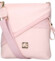 Dámská crossbody kabelka růžová - Laura Biaggi Sherica