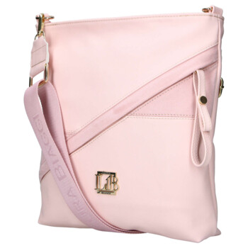 Dámská crossbody kabelka růžová - Laura Biaggi Sherica