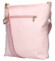Dámská crossbody kabelka růžová - Laura Biaggi Sherica
