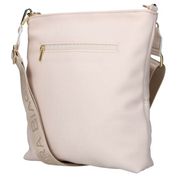 Dámská crossbody kabelka béžová - Laura Biaggi Sherica