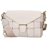 Dámská crossbody kabelka béžová - Laura Biaggi Saya