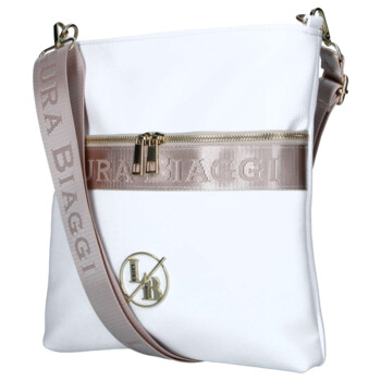 Dámská crossbody kabelka bílá - Laura Biaggi Kiasa