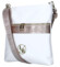 Dámská crossbody kabelka bílá - Laura Biaggi Kiasa