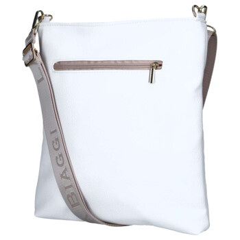 Dámská crossbody kabelka bílá - Laura Biaggi Kiasa