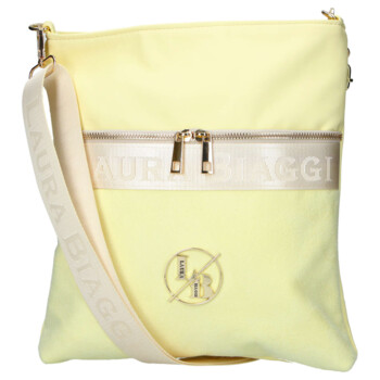Dámská crossbody kabelka žlutá - Laura Biaggi Kiasa