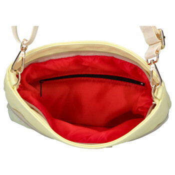 Dámská crossbody kabelka žlutá - Laura Biaggi Kiasa