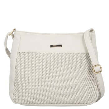 Dámská crossbody kabelka krémová - Firenze Mayra