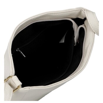 Dámská crossbody kabelka krémová - Firenze Mayra