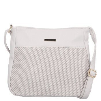 Dámská crossbody kabelka světle šedá - Firenze Mayra