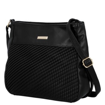 Dámská crossbody kabelka černá - Firenze Mayra