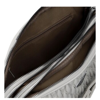 Dámská crossbody kabelka světle šedá - Firenze Galisia