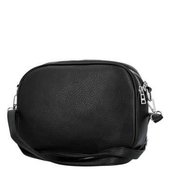 Dámská crossbody kabelka černá - Firenze Galisia