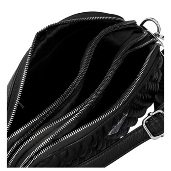 Dámská crossbody kabelka černá - Firenze Galisia