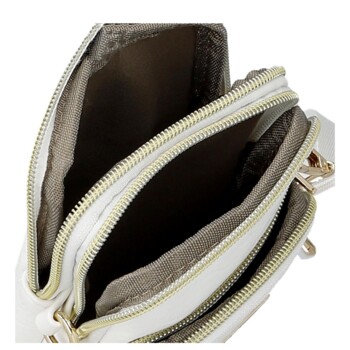Dámská crossbody kabelka bílá - Firenze Faria