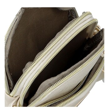 Dámská crossbody kabelka krémová - Firenze Faria