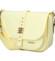 Dámská crossbody kabelka světle žlutá - Laura Biaggi Gana