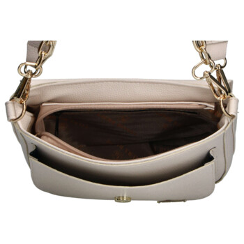 Dámská crossbody kabelka béžová - Laura Biaggi Gana