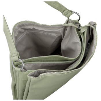 Dámská crossbody kabelka světle zelená - Paolo bags Amery