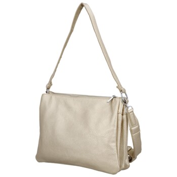 Dámská crossbody kabelka zlatá - Paolo bags Amery