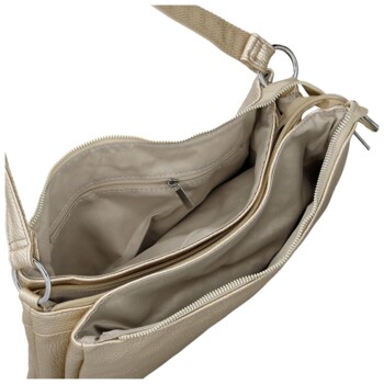 Dámská crossbody kabelka zlatá - Paolo bags Amery