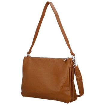 Dámská crossbody kabelka hnědá - Paolo bags Amery