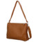 Dámská crossbody kabelka hnědá - Paolo bags Amery