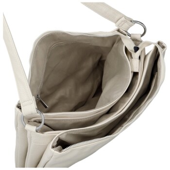 Dámská crossbody kabelka krémová - Paolo bags Amery