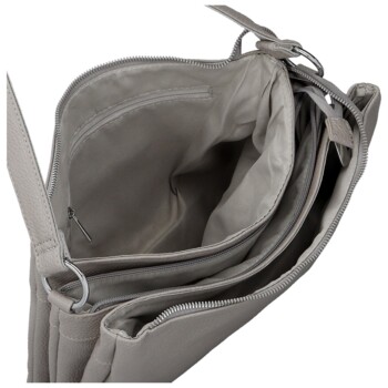 Dámská crossbody kabelka šedá - Paolo bags Amery
