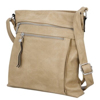 Dámská crossbody kabelka béžová - Romina & Co Bags Emelie
