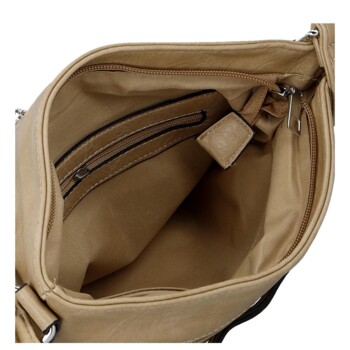 Dámská crossbody kabelka béžová - Romina & Co Bags Emelie
