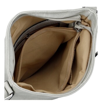 Dámská crossbody kabelka šedá - Romina & Co Bags Emelie