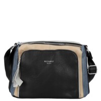 Dámská crossbody kabelka černá/modrá - Firenze Joelle